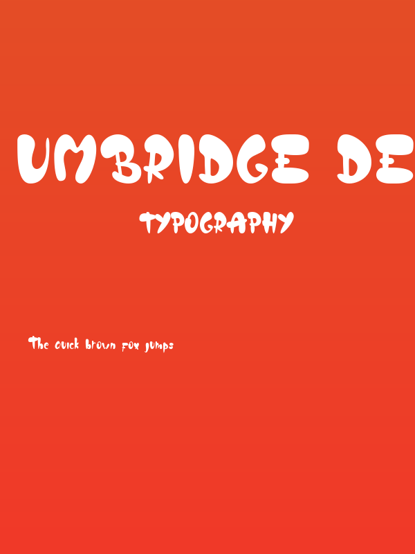 Umbridge Demo Poster