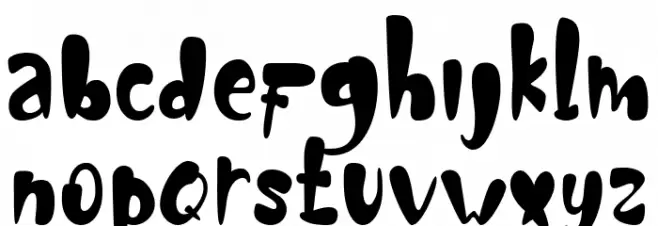 Umbridge Demo Schriftart Kleinbuchstaben