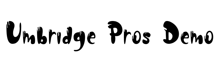 Umbridge Pros Demo  font caratteri gratis