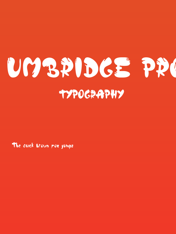 Umbridge Pros Demo Poster