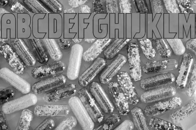 Umbro Outline Font examples