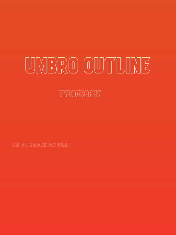 Umbro Outline Poster