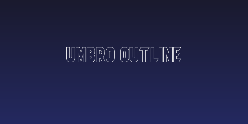 Umbro Outline Social Header