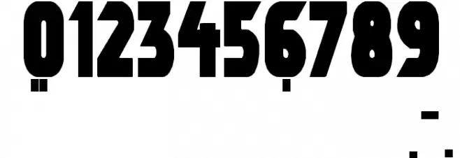 Umbro Solid Font OTHER CHARS