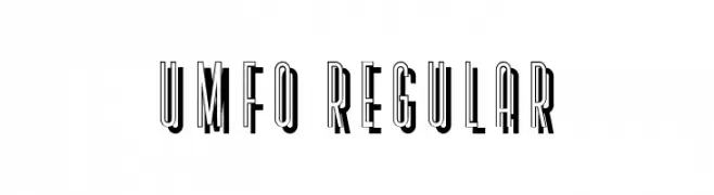 Umfo Regular  免费字体下载