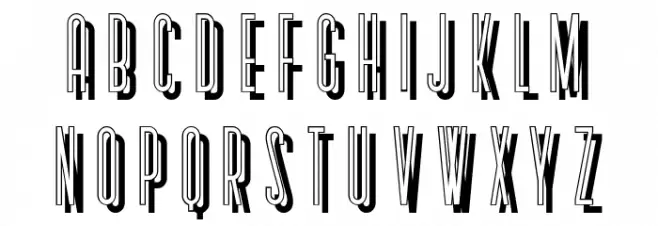 Umfo Regular Schriftart Groß
