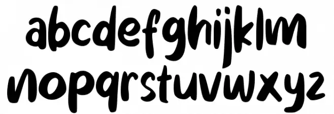 Umkm Schriftart Kleinbuchstaben