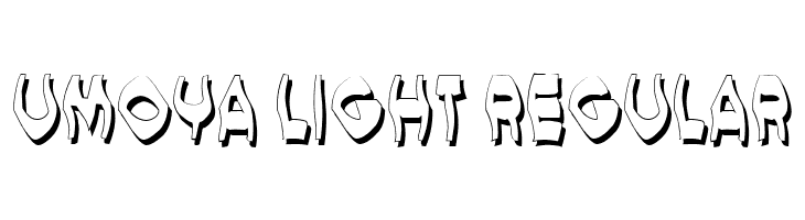 Umoya Light Regular  Fuentes Gratis Descargar