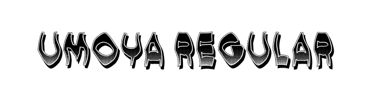 Umoya Regular  font caratteri gratis