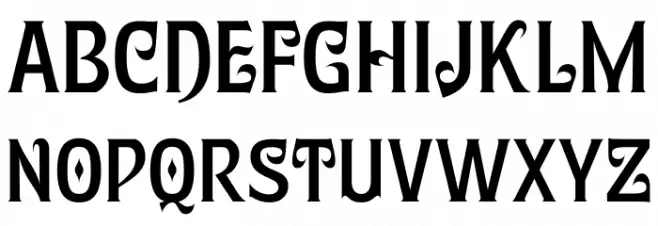 Umpire Serif PERSONAL USE Regular Fonte MAIÚSCULAS