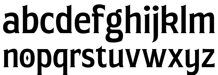 Umpire Serif PERSONAL USE Regular Font LOWERCASE