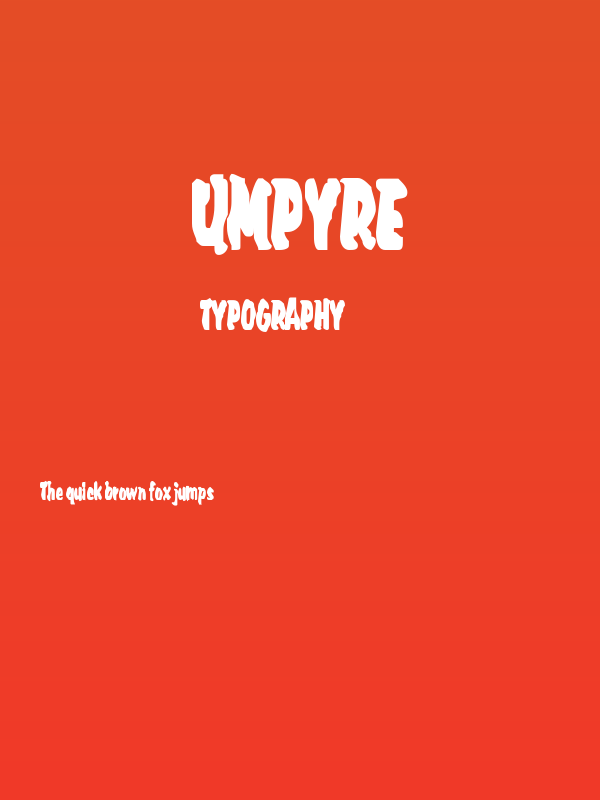Umpyre Poster