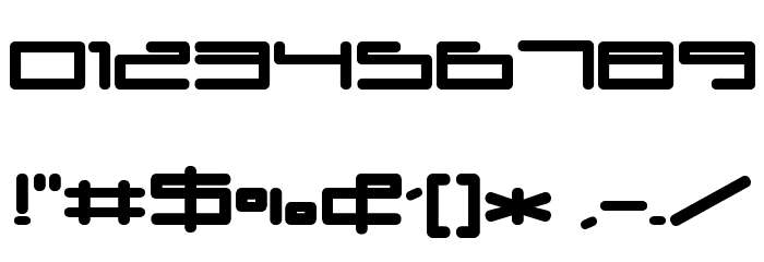 umopMedium Font OTHER CHARS
