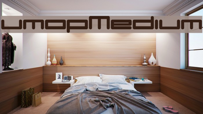 umopMedium Font examples