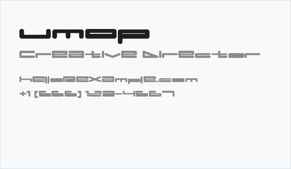 umop Business Card