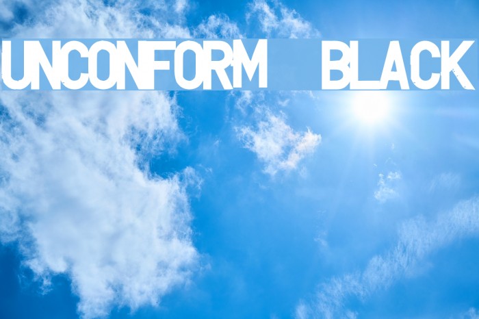 UNCONFORM  Black Example 2