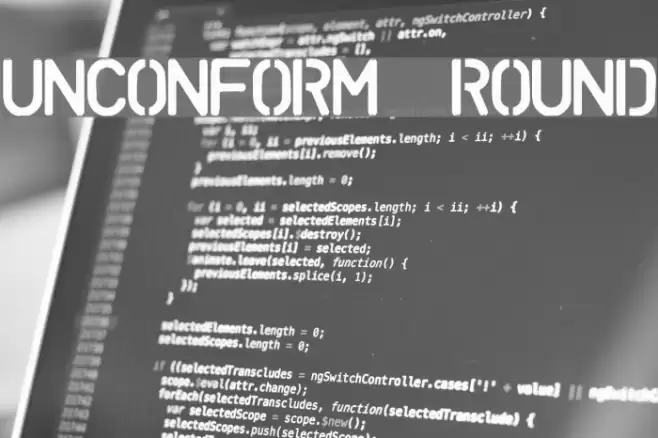 UNCONFORM ROUND Fuentes examples