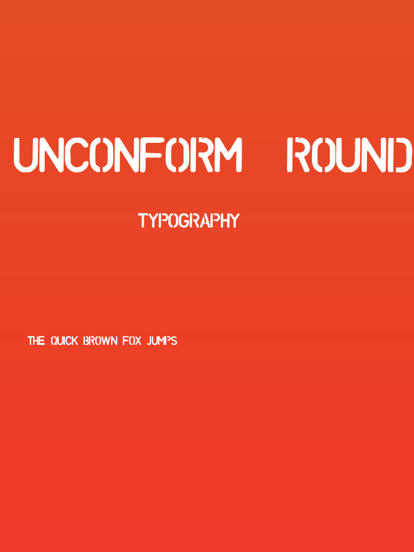 UNCONFORM  ROUND Poster