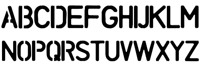 UNCONFORM ROUND Font LOWERCASE