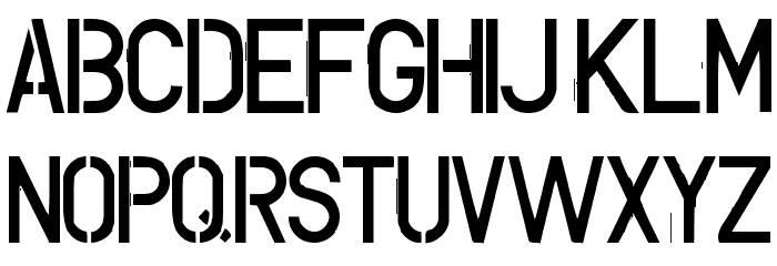 UNCONFORM plain Font LOWERCASE