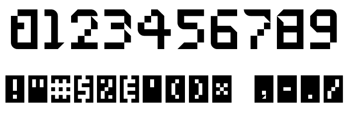 UNDATAME Font OTHER CHARS