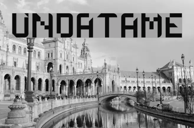 UNDATAME フォント examples