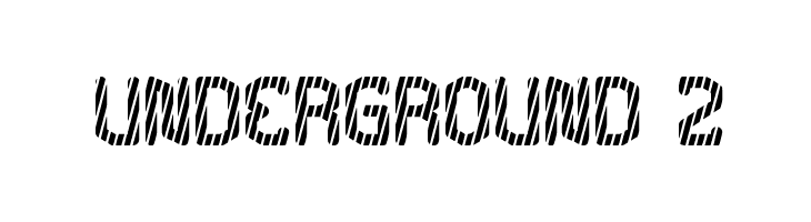 UNDERGROUND 2 Font