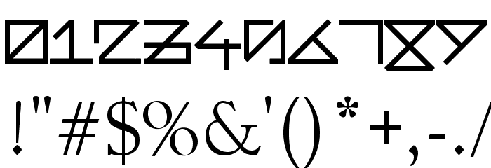 UNEARTHED Font OTHER CHARS