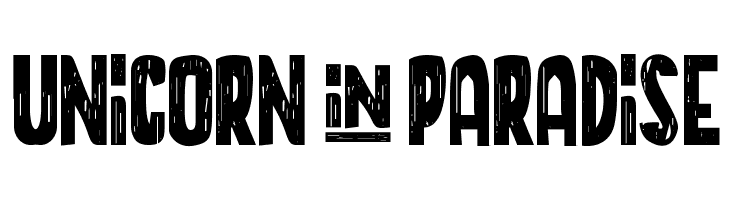 UNICORN+PARADISE  font caratteri gratis
