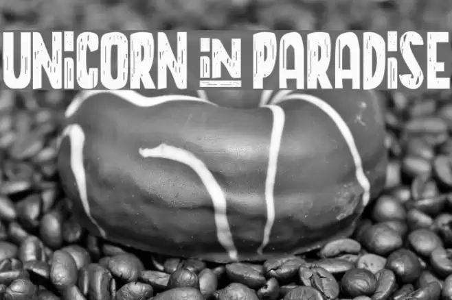 UNICORN+PARADISE Font examples