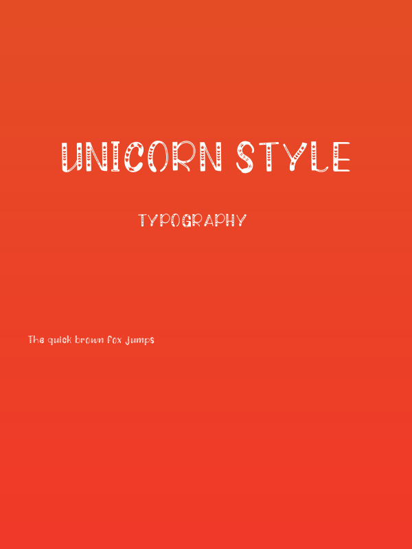 UNICORN STYLE Poster