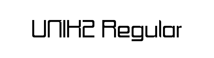 UNIK2 Regular  フリーフォントのダウンロード