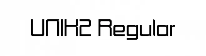 UNIK2 Regular  Frei Schriftart Herunterladen
