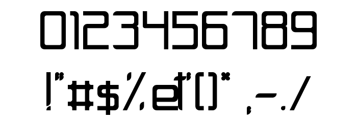 UNIK2 Regular Font Alte caractere