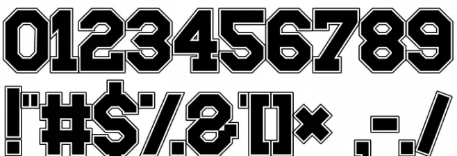 UNINorth Font OTHER CHARS