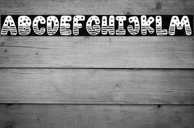 UNITED AMERICA Caratteri examples