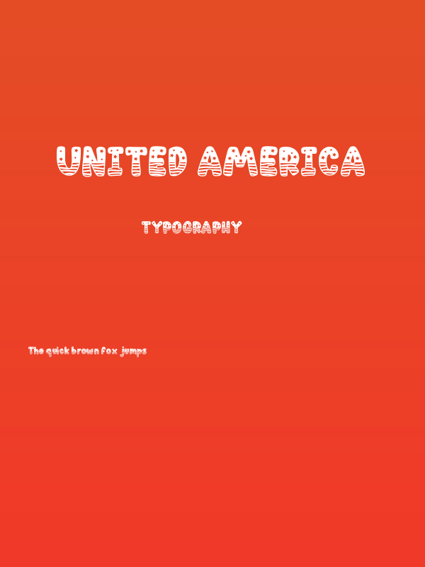 UNITED AMERICA Poster