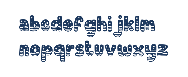 UNITED AMERICA Lowercase