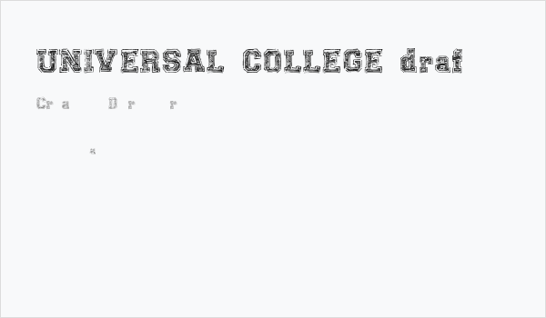 UNIVERSAL-COLLEGE-draft Business Card