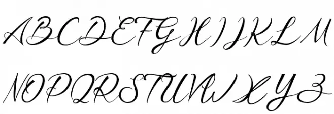 UNIVERSAL SCRIPT Personal Use Regular Шрифта ВЕРХНИЙ
