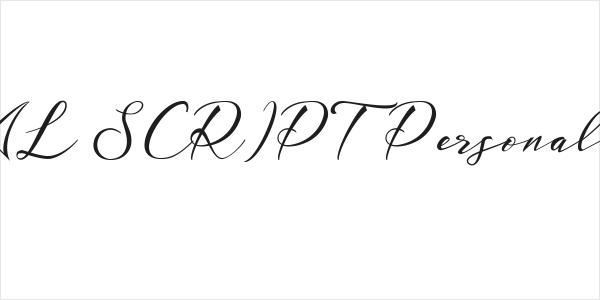 UNIVERSAL SCRIPT Personal Use Regular Logo