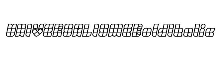 UNIVERSALISME Bold Italic  नि: शुल्क फ़ॉन्ट्स डाउनलोड