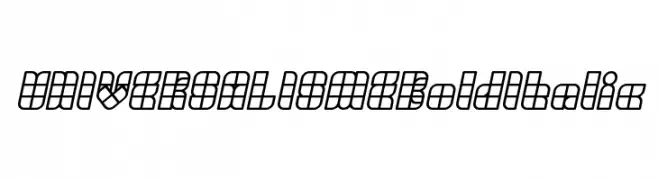 UNIVERSALISME Bold Italic  Fuentes Gratis Descargar