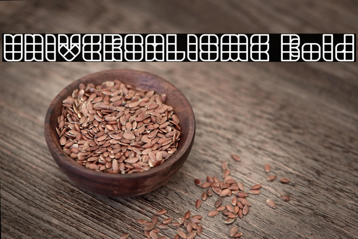 UNIVERSALISME Bold Example 1