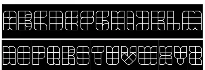 UNIVERSALISME-Inverse Schriftart Groß
