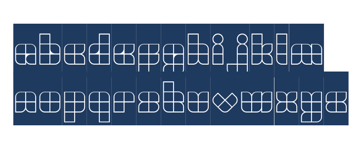 UNIVERSALISME-Inverse Lowercase