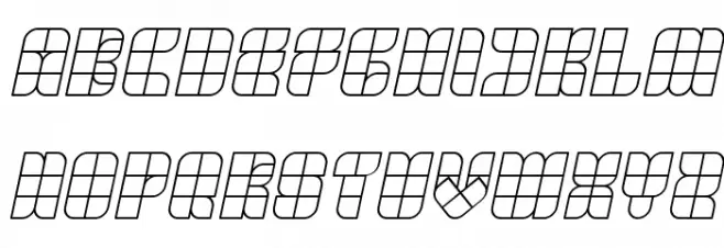 UNIVERSALISME Italic Fuentes MAYÚSCULAS
