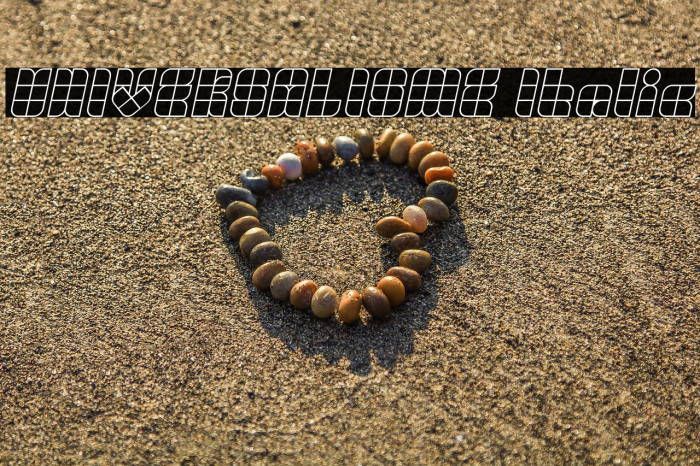 UNIVERSALISME Italic Example 2