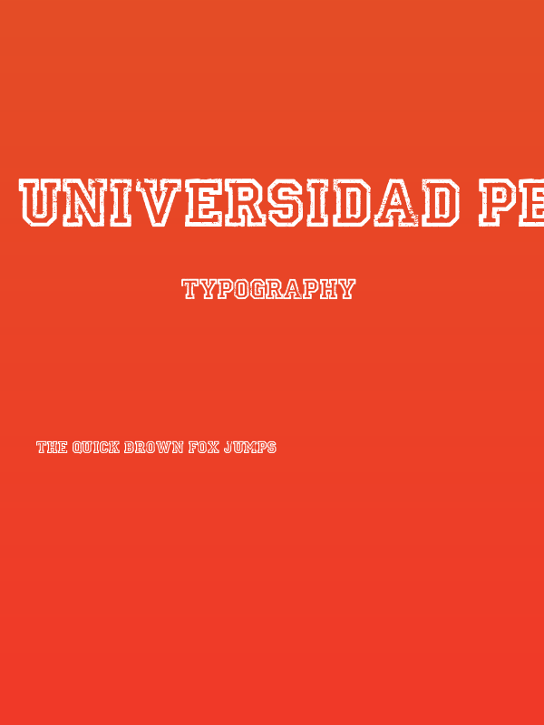 UNIVERSIDAD PERSONAL USE Bold Poster