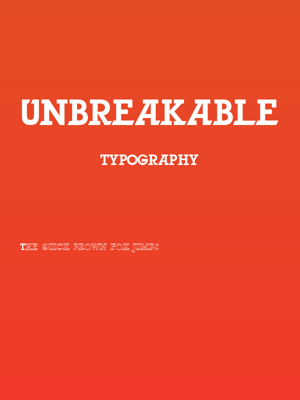 UNbreakABLE Poster